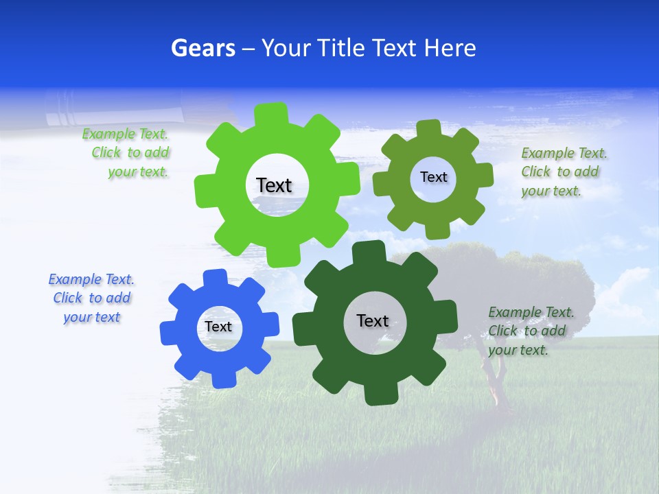 Desert Land Ground PowerPoint Template