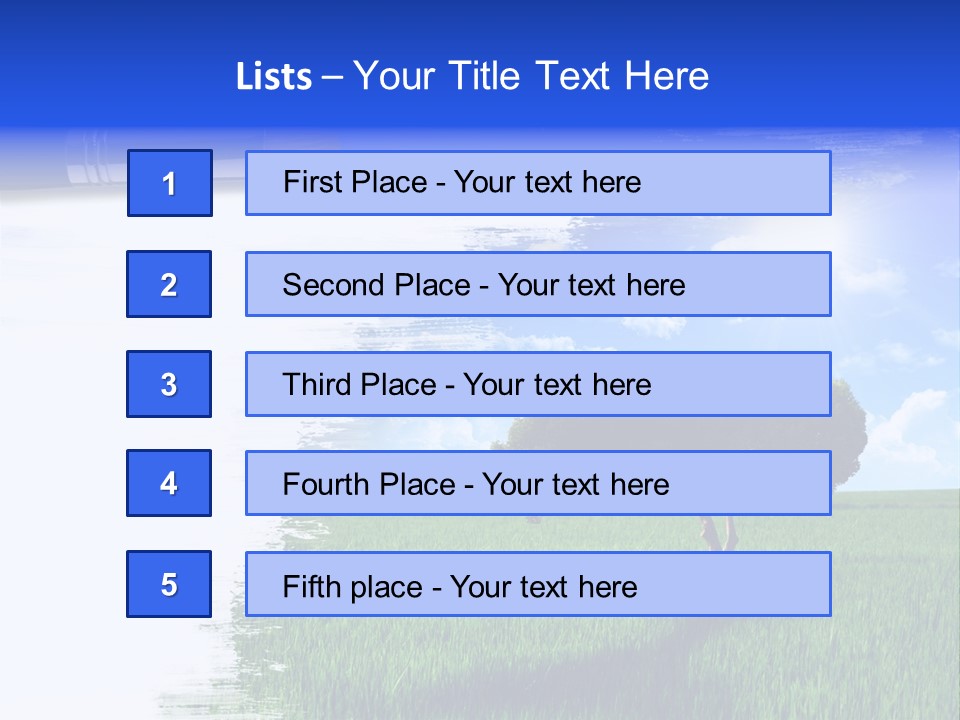Desert Land Ground PowerPoint Template