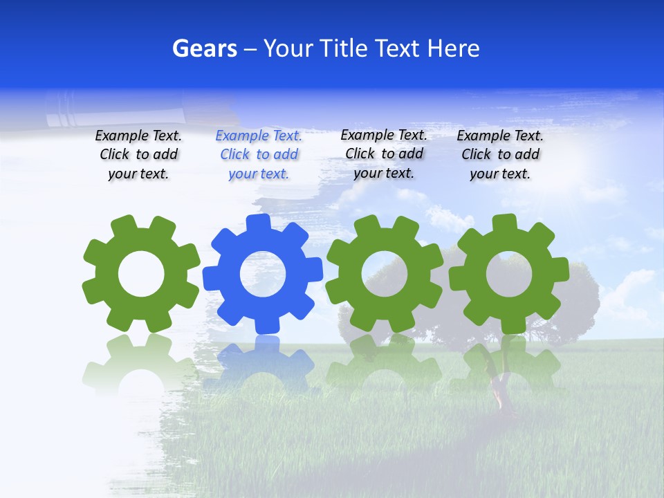 Desert Land Ground PowerPoint Template