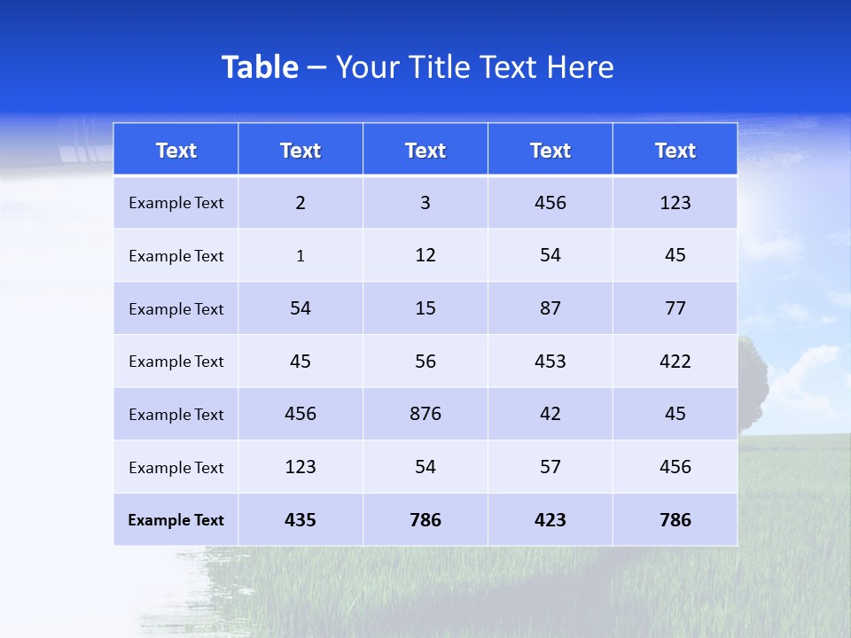 Desert Land Ground PowerPoint Template