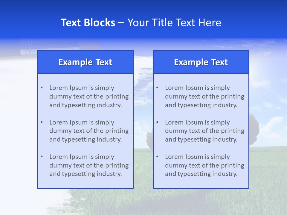 Desert Land Ground PowerPoint Template