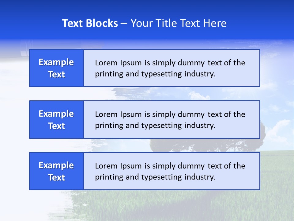 Desert Land Ground PowerPoint Template