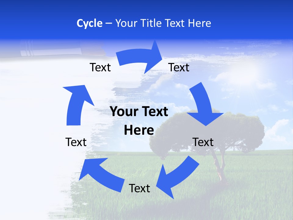 Desert Land Ground PowerPoint Template