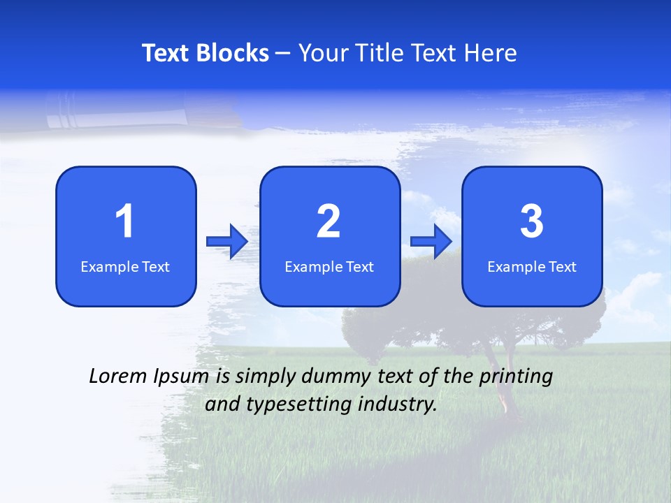 Desert Land Ground PowerPoint Template
