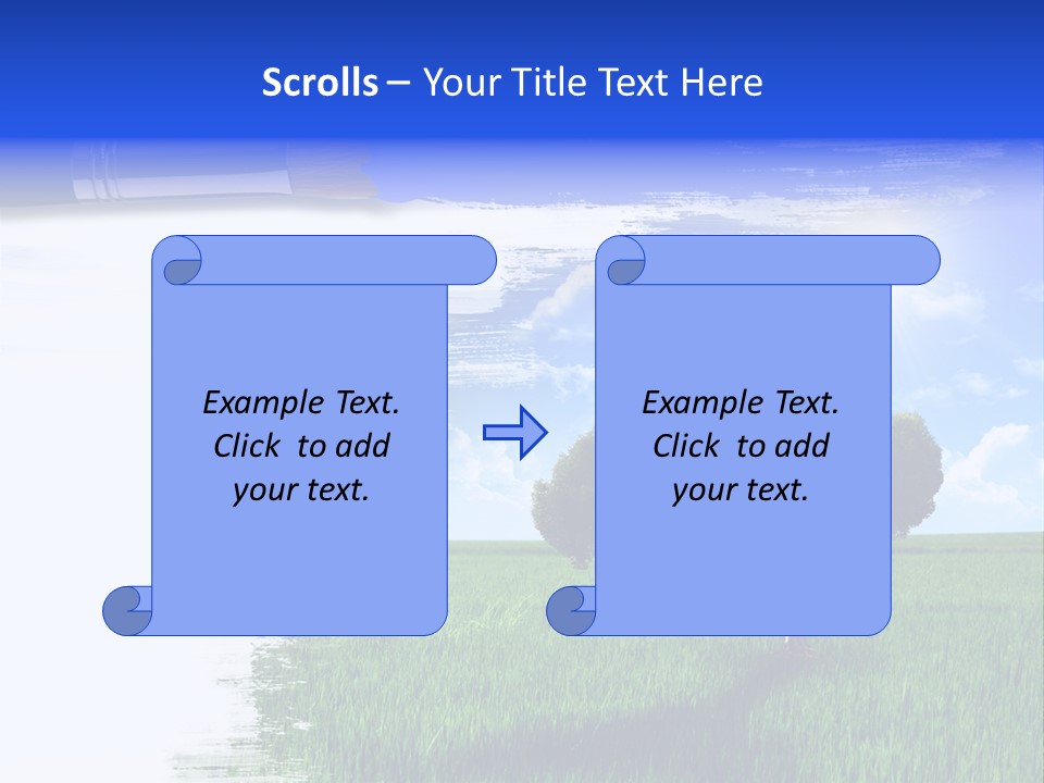Desert Land Ground PowerPoint Template