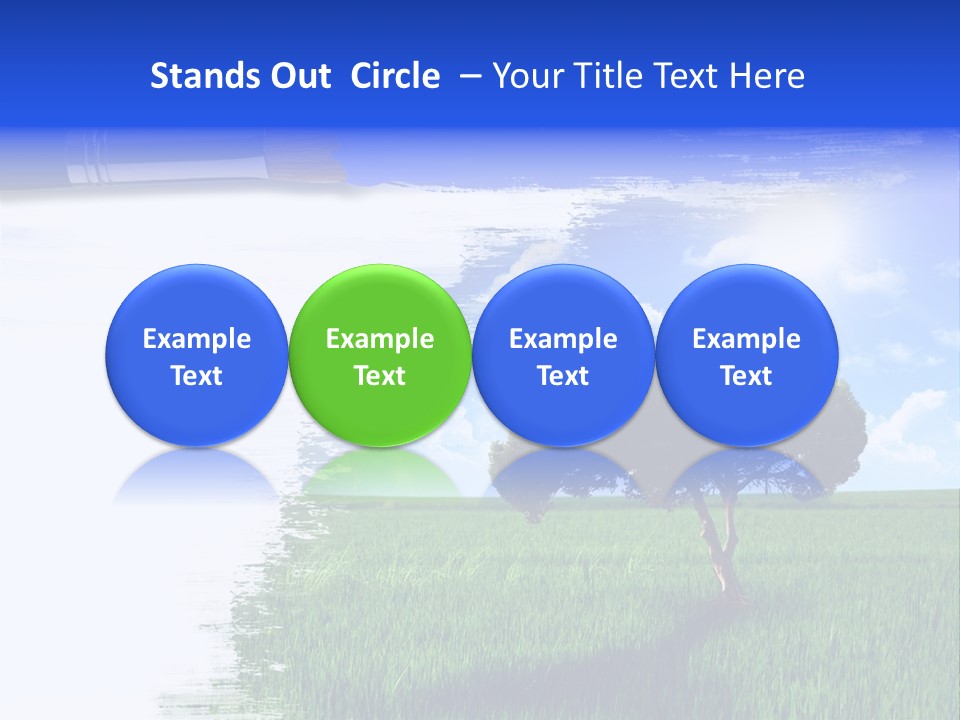 Desert Land Ground PowerPoint Template