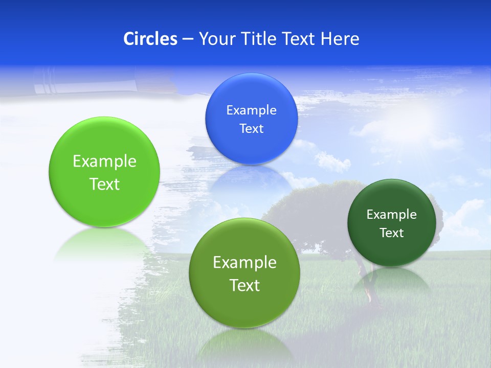 Desert Land Ground PowerPoint Template