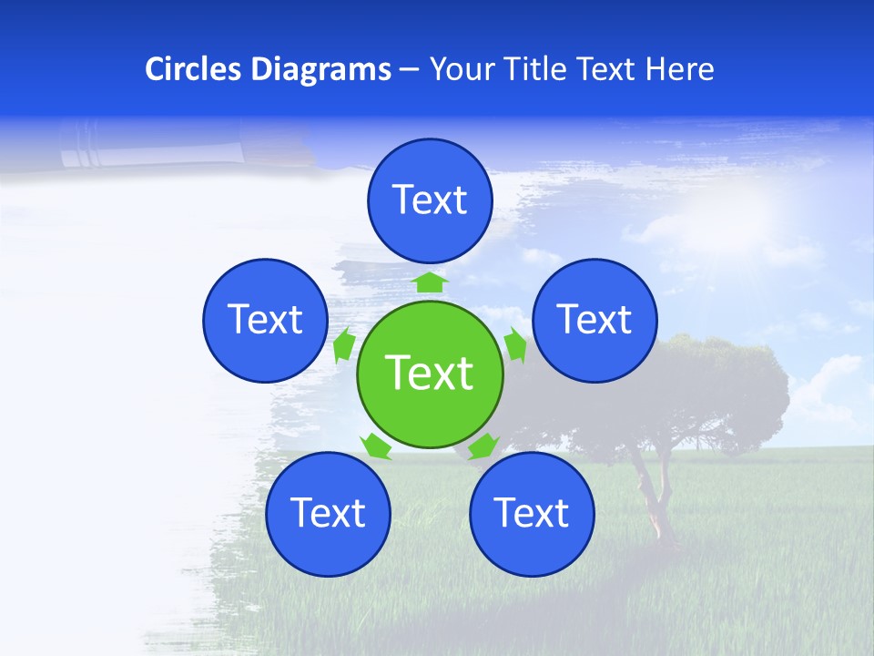 Desert Land Ground PowerPoint Template