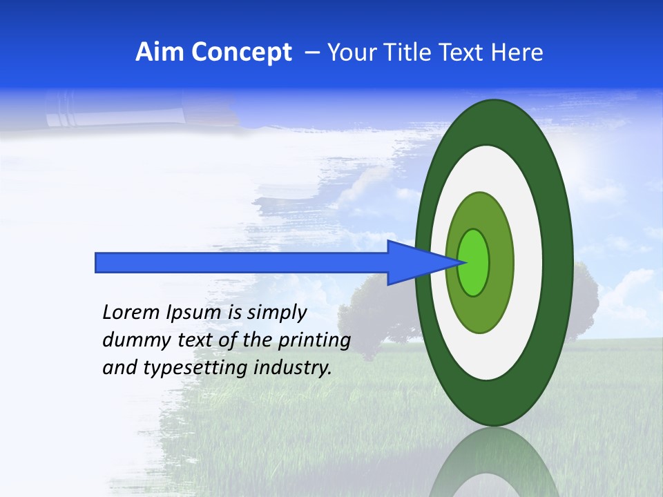 Desert Land Ground PowerPoint Template
