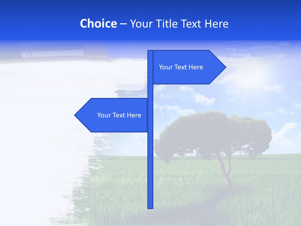 Desert Land Ground PowerPoint Template