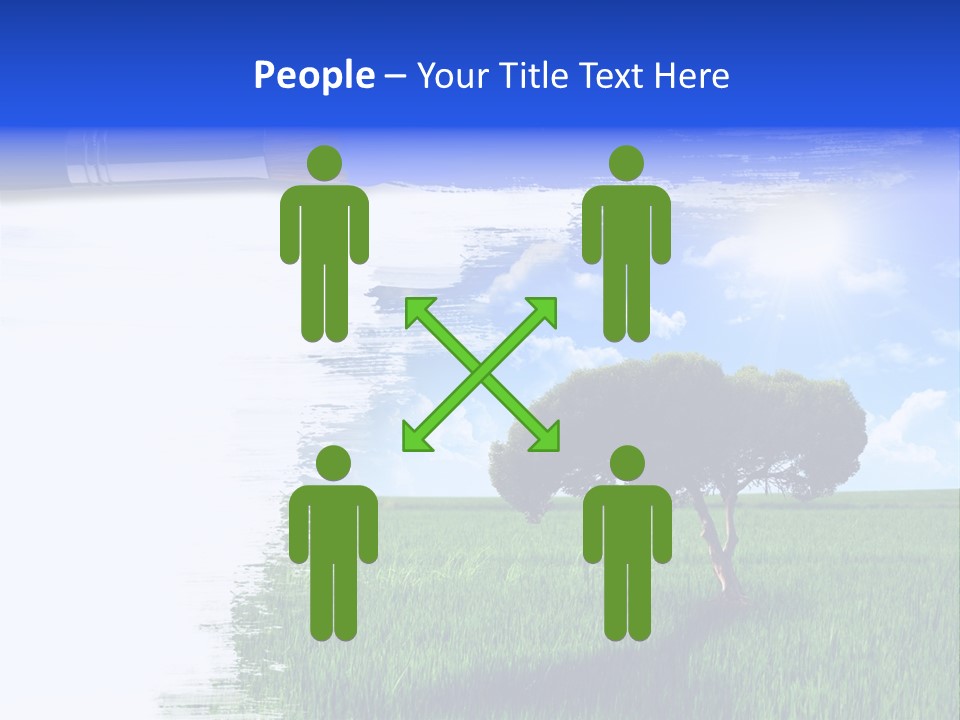 Desert Land Ground PowerPoint Template