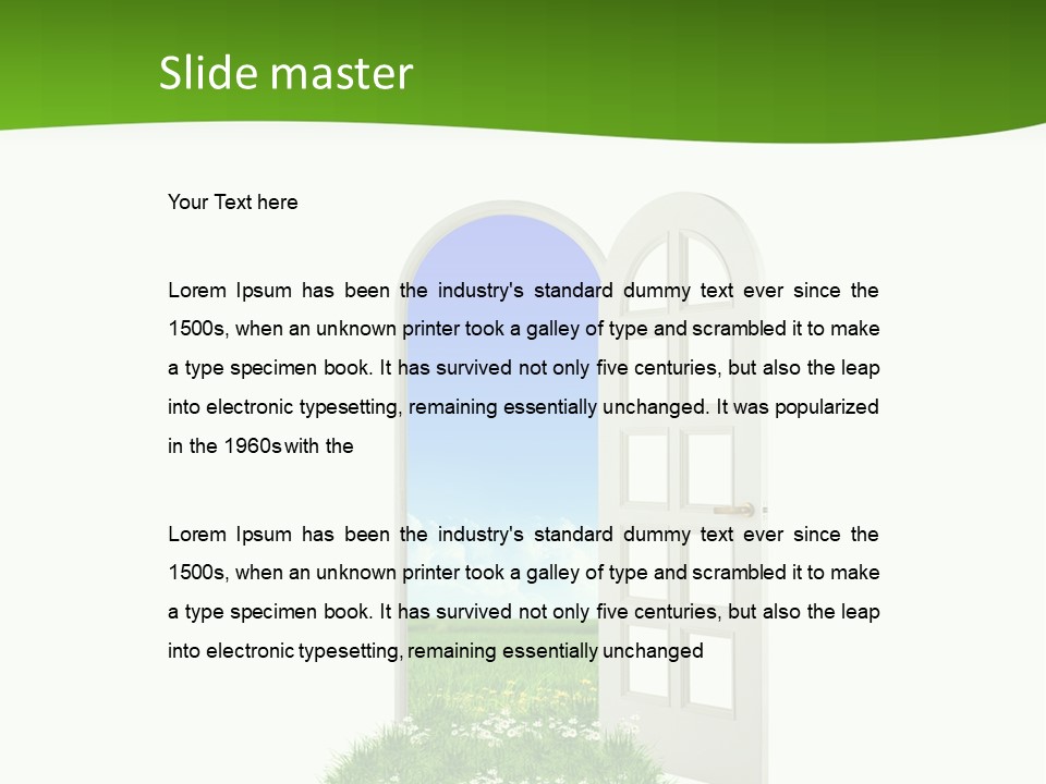 Water Global Warming Crack PowerPoint Template