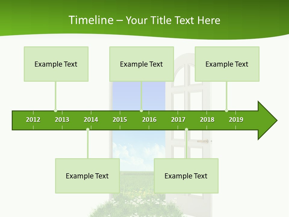 Water Global Warming Crack PowerPoint Template