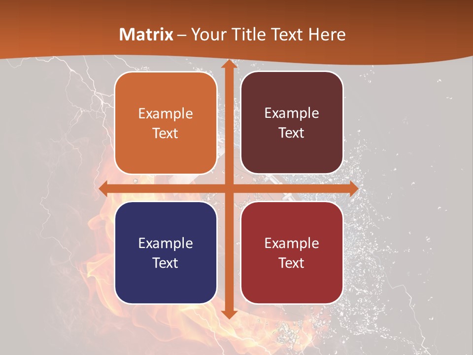 Usa Leisure Burning PowerPoint Template