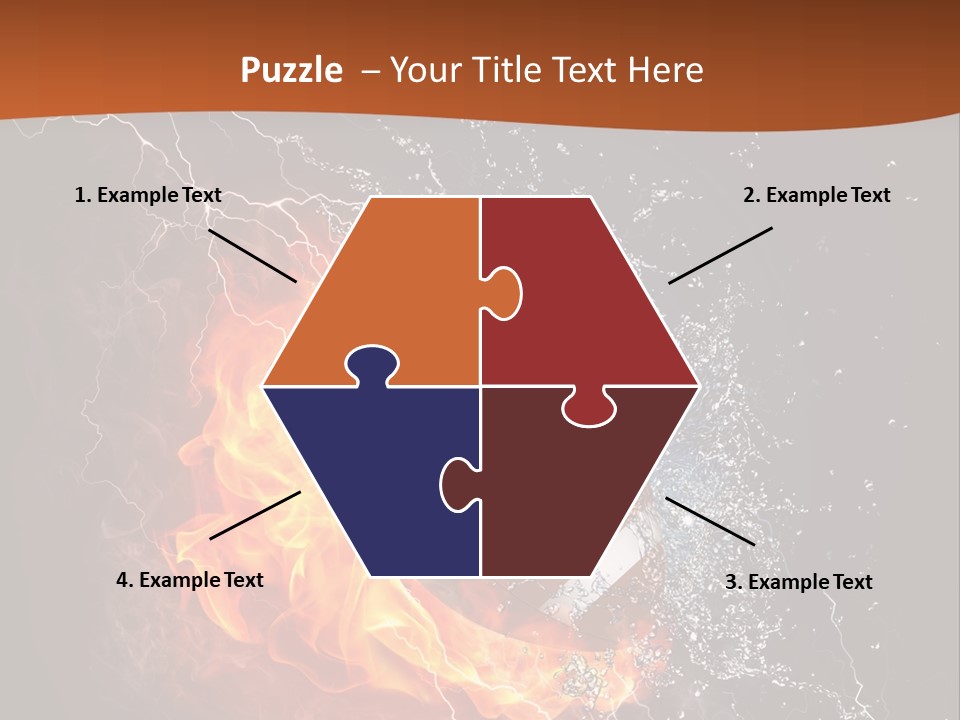 Usa Leisure Burning PowerPoint Template