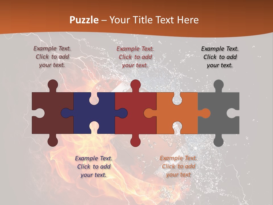 Usa Leisure Burning PowerPoint Template