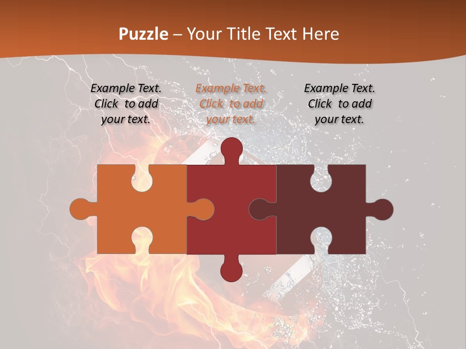 Usa Leisure Burning PowerPoint Template