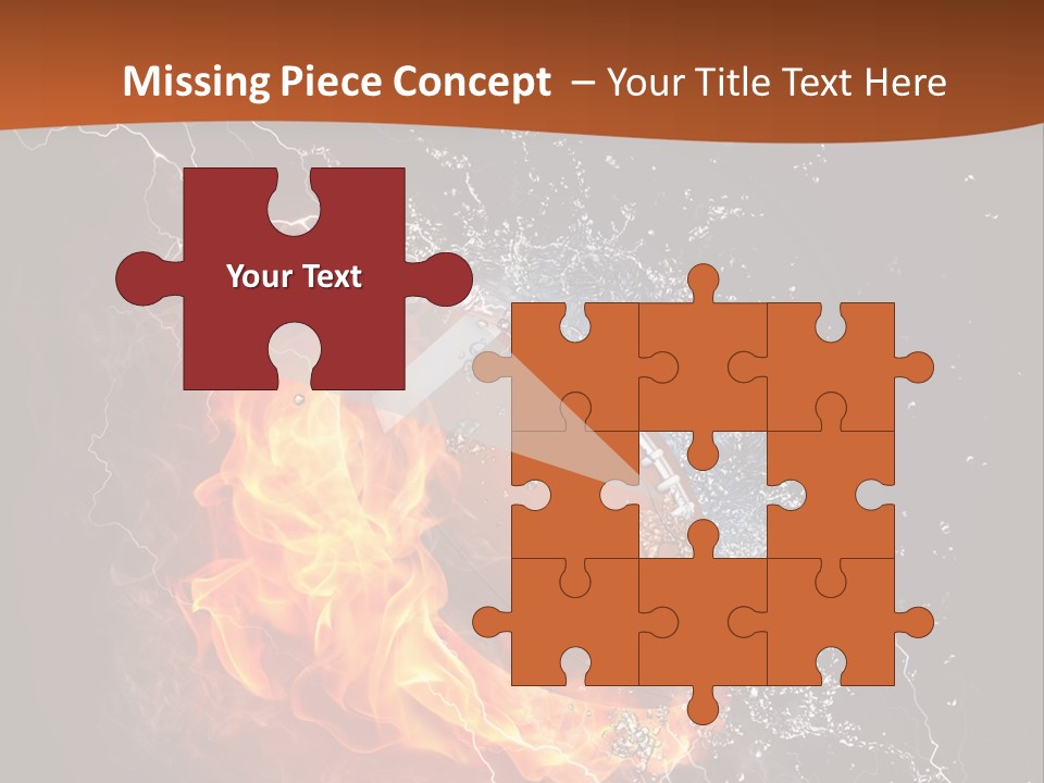 Usa Leisure Burning PowerPoint Template