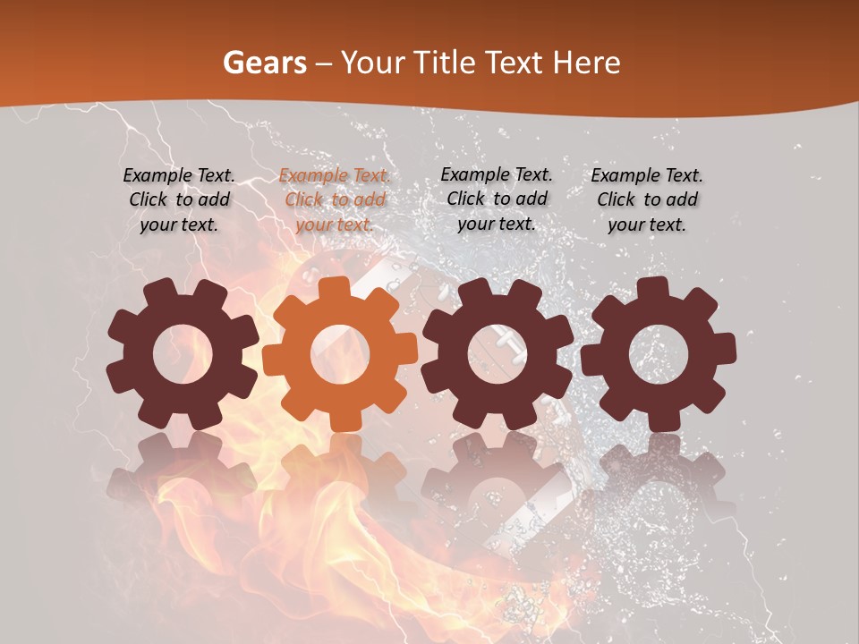 Usa Leisure Burning PowerPoint Template