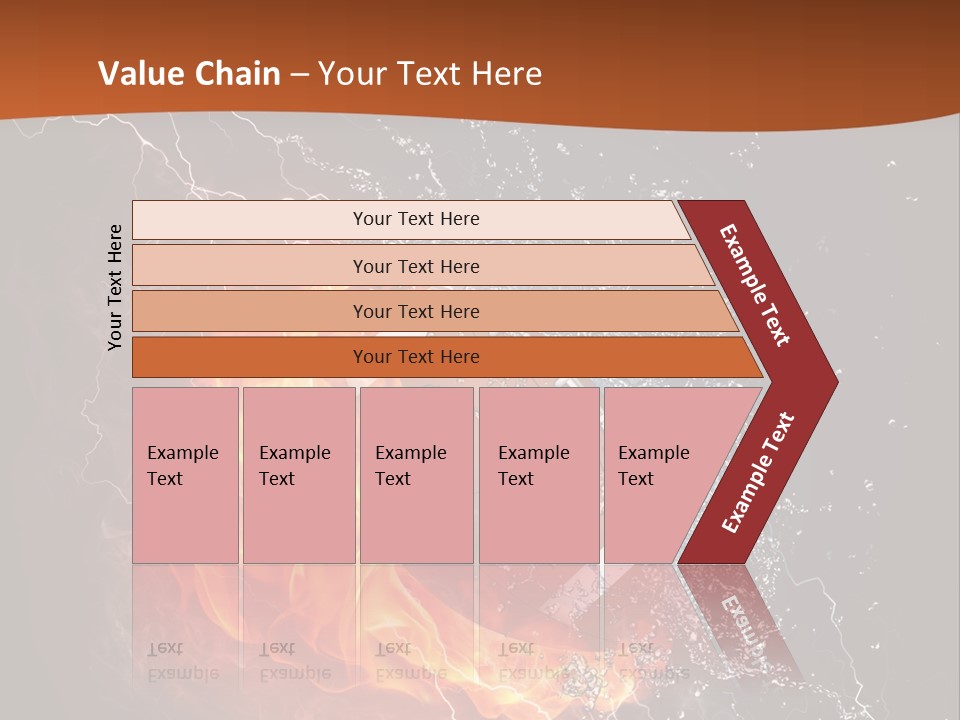 Usa Leisure Burning PowerPoint Template