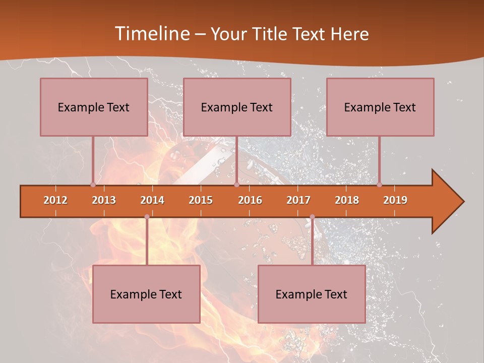 Usa Leisure Burning PowerPoint Template