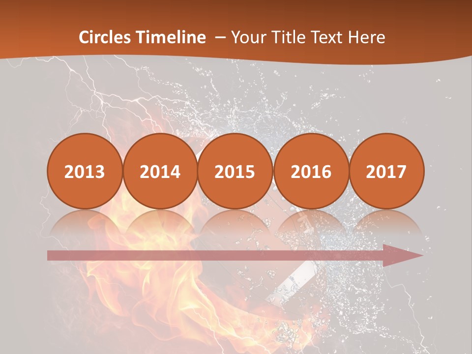 Usa Leisure Burning PowerPoint Template