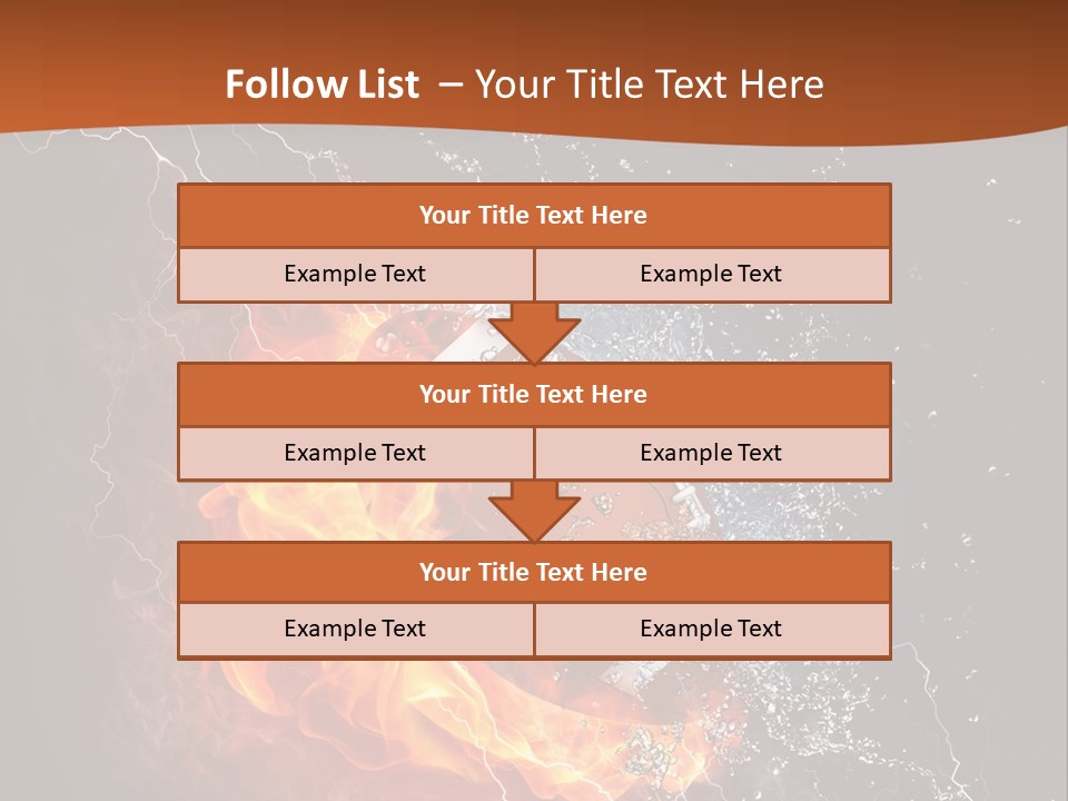 Usa Leisure Burning PowerPoint Template