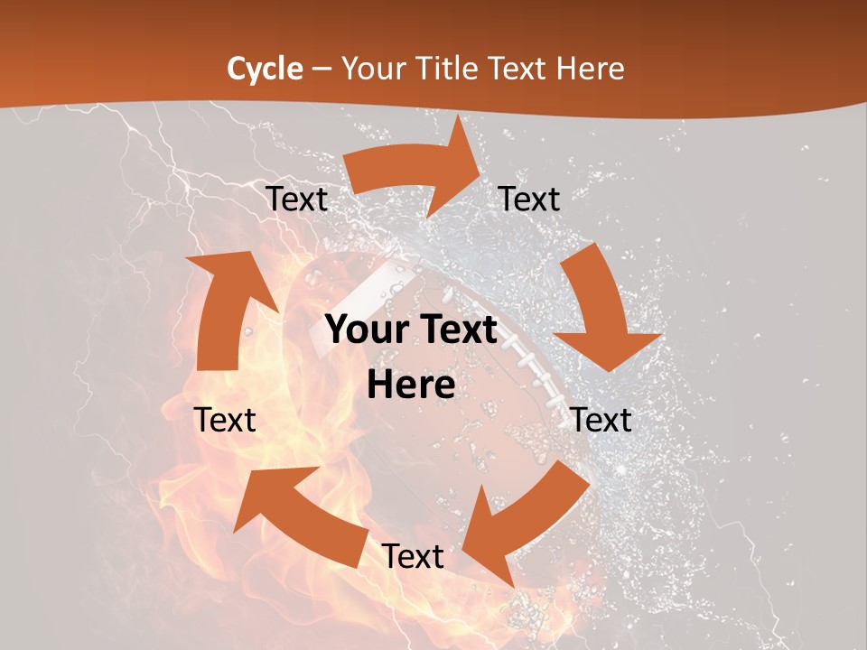 Usa Leisure Burning PowerPoint Template