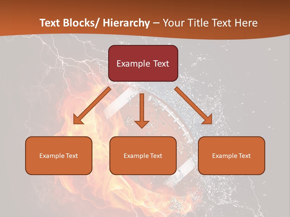 Usa Leisure Burning PowerPoint Template