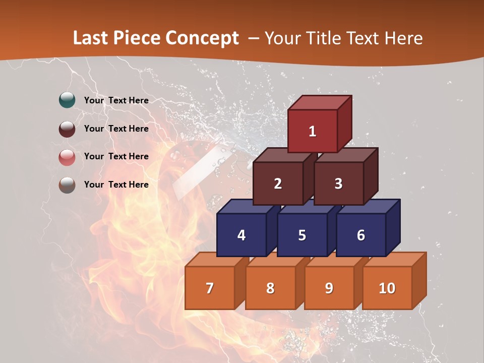 Usa Leisure Burning PowerPoint Template