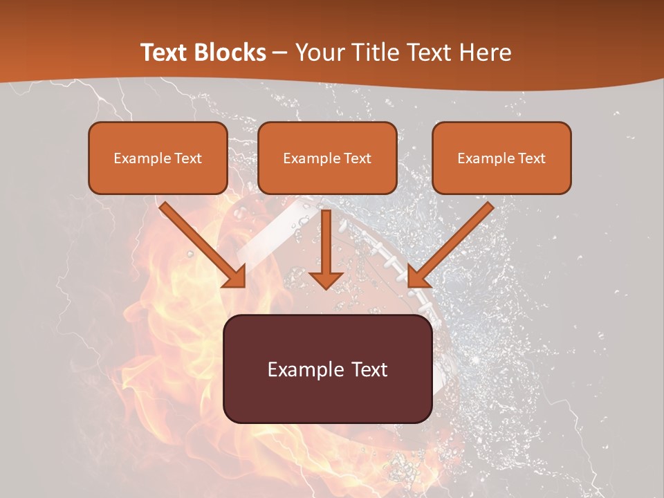 Usa Leisure Burning PowerPoint Template