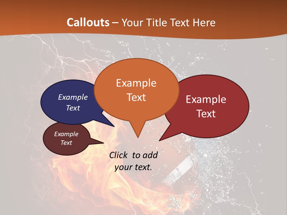 Usa Leisure Burning PowerPoint Template