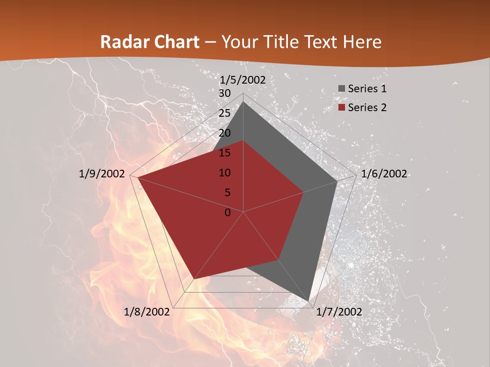 Usa Leisure Burning PowerPoint Template