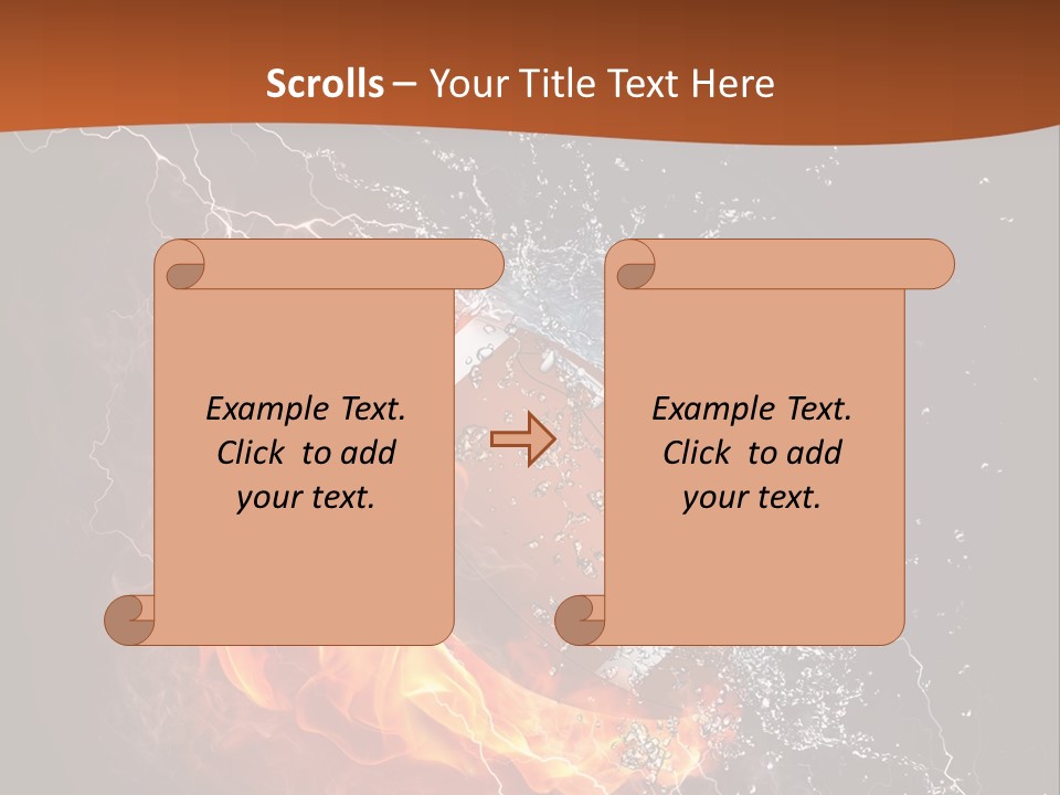 Usa Leisure Burning PowerPoint Template