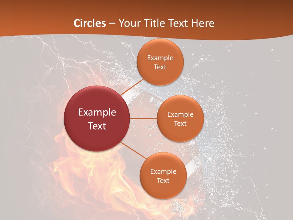 Usa Leisure Burning PowerPoint Template