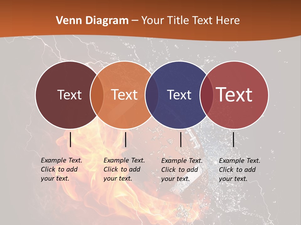 Usa Leisure Burning PowerPoint Template