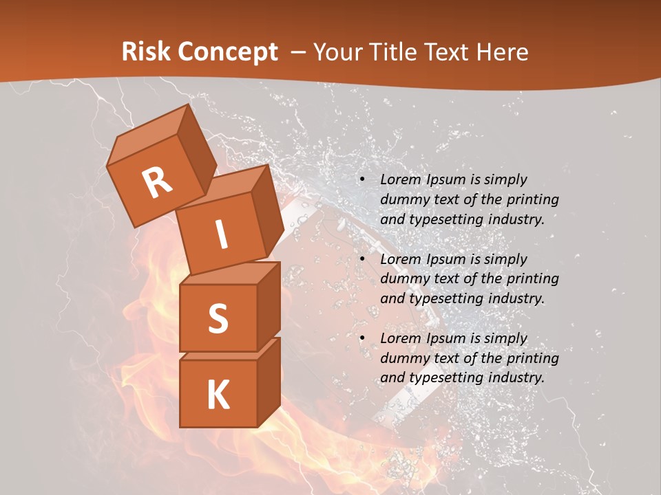 Usa Leisure Burning PowerPoint Template