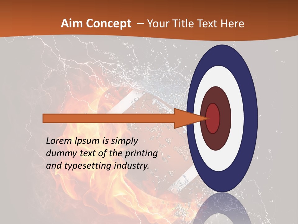 Usa Leisure Burning PowerPoint Template