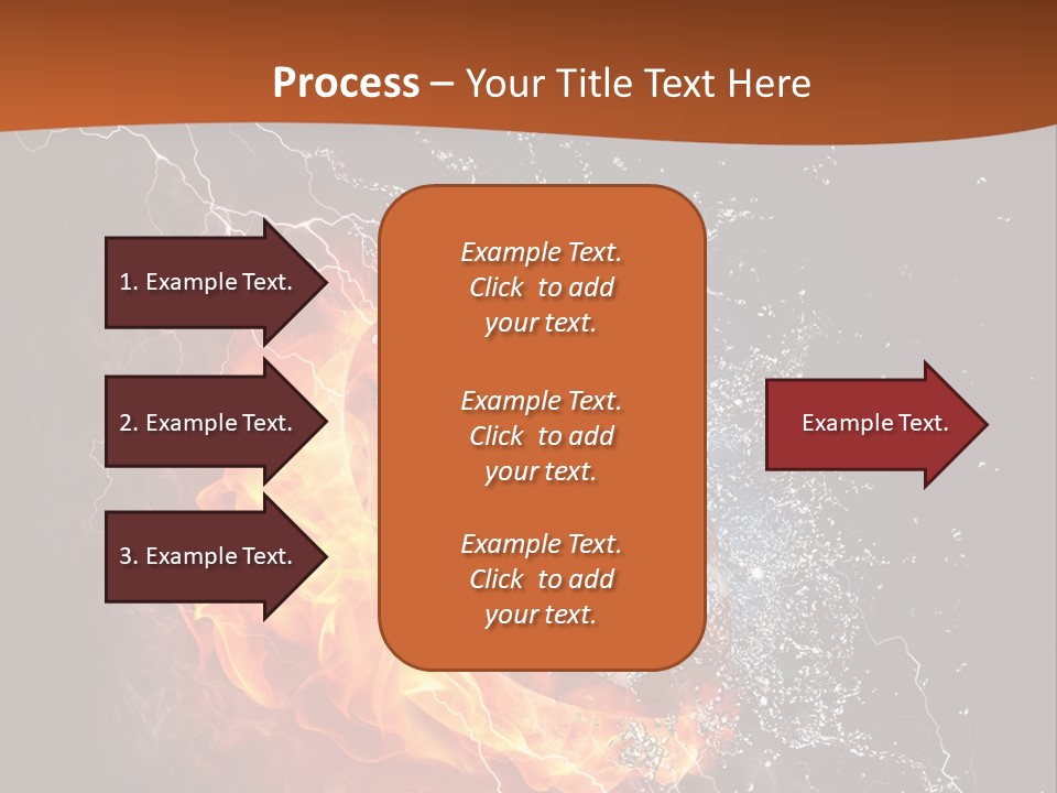 Usa Leisure Burning PowerPoint Template
