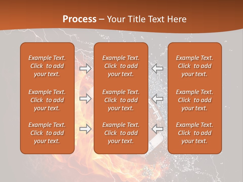 Usa Leisure Burning PowerPoint Template