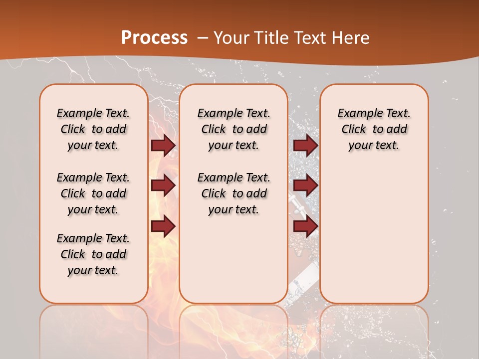 Usa Leisure Burning PowerPoint Template