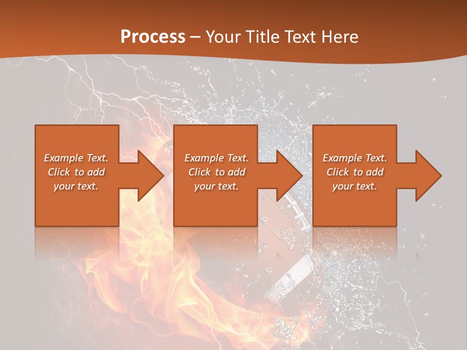 Usa Leisure Burning PowerPoint Template