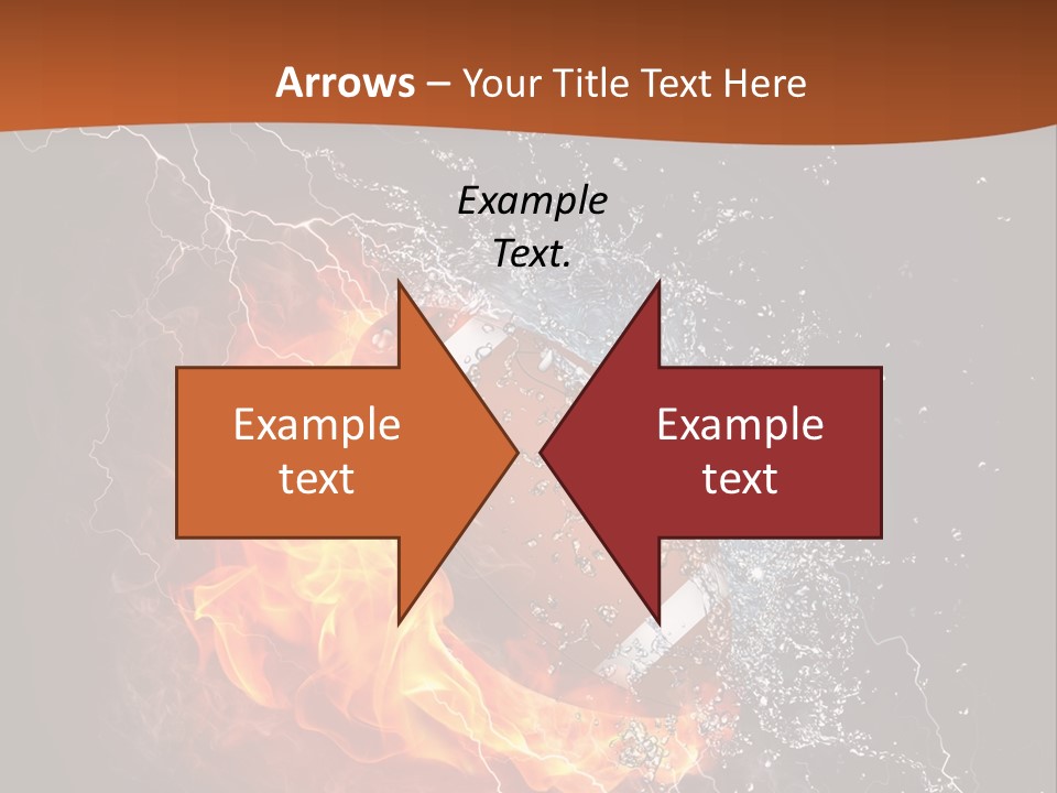 Usa Leisure Burning PowerPoint Template