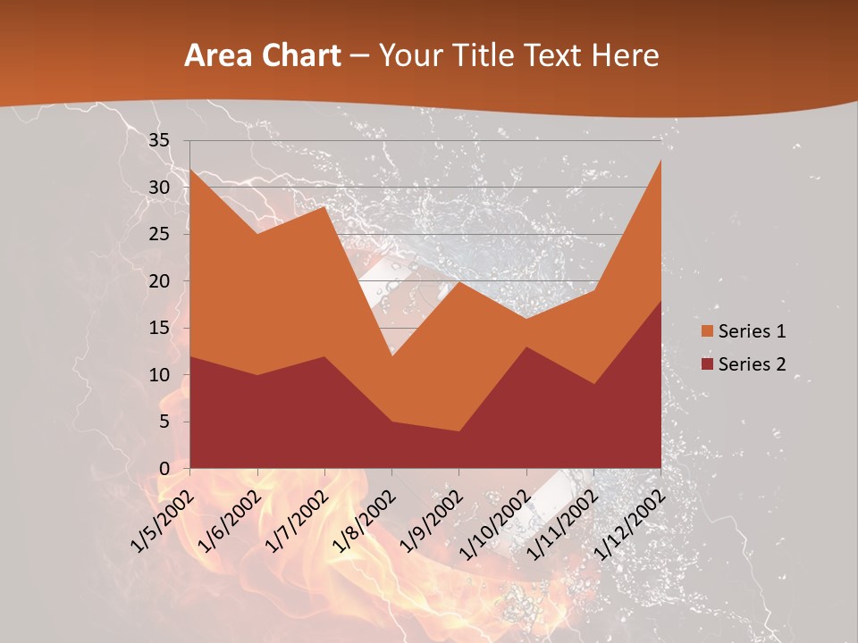 Usa Leisure Burning PowerPoint Template