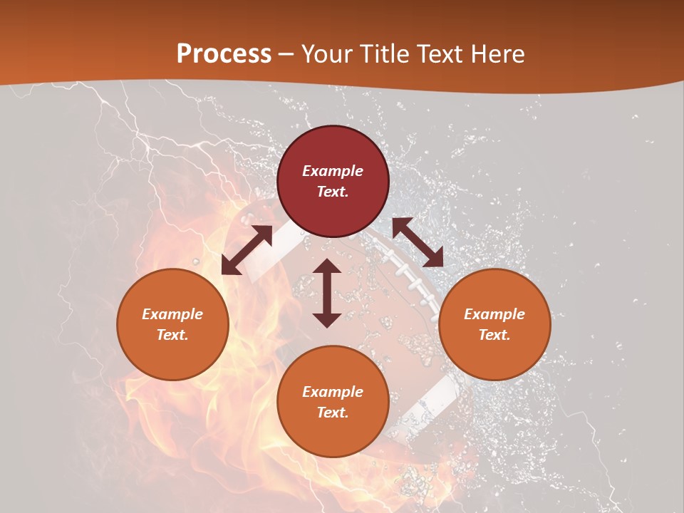 Usa Leisure Burning PowerPoint Template