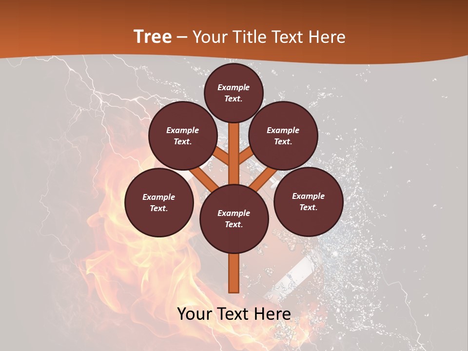 Usa Leisure Burning PowerPoint Template