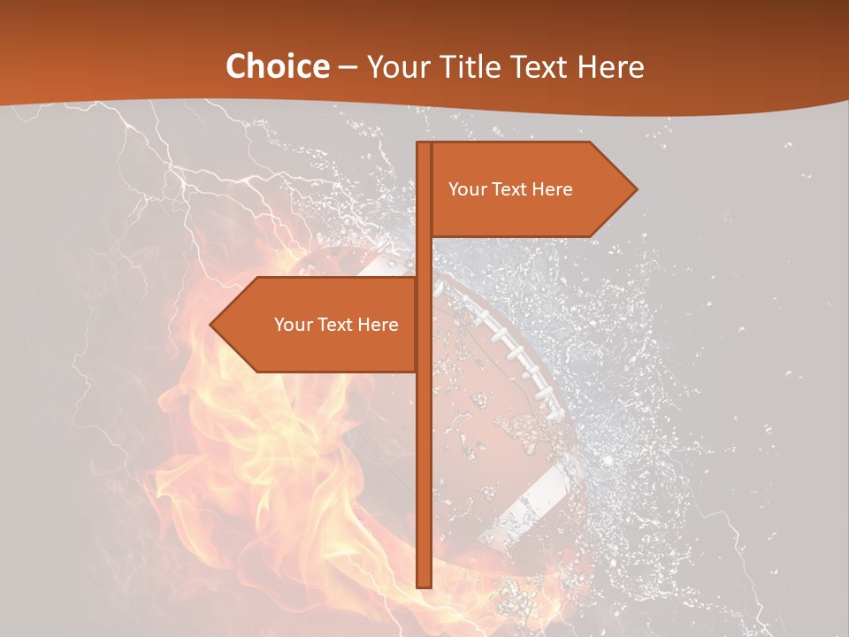 Usa Leisure Burning PowerPoint Template