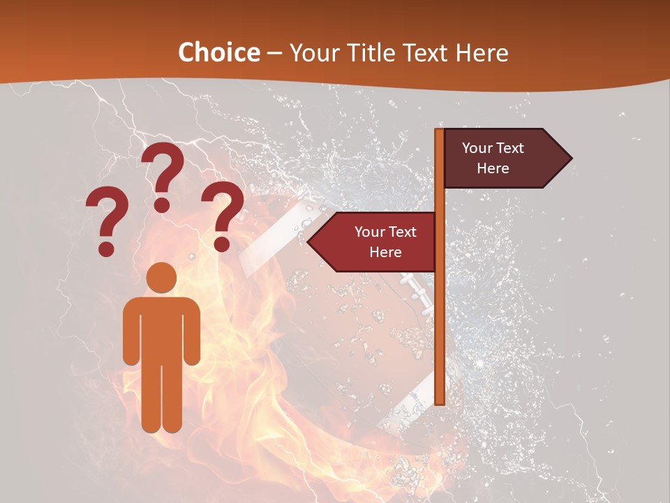 Usa Leisure Burning PowerPoint Template