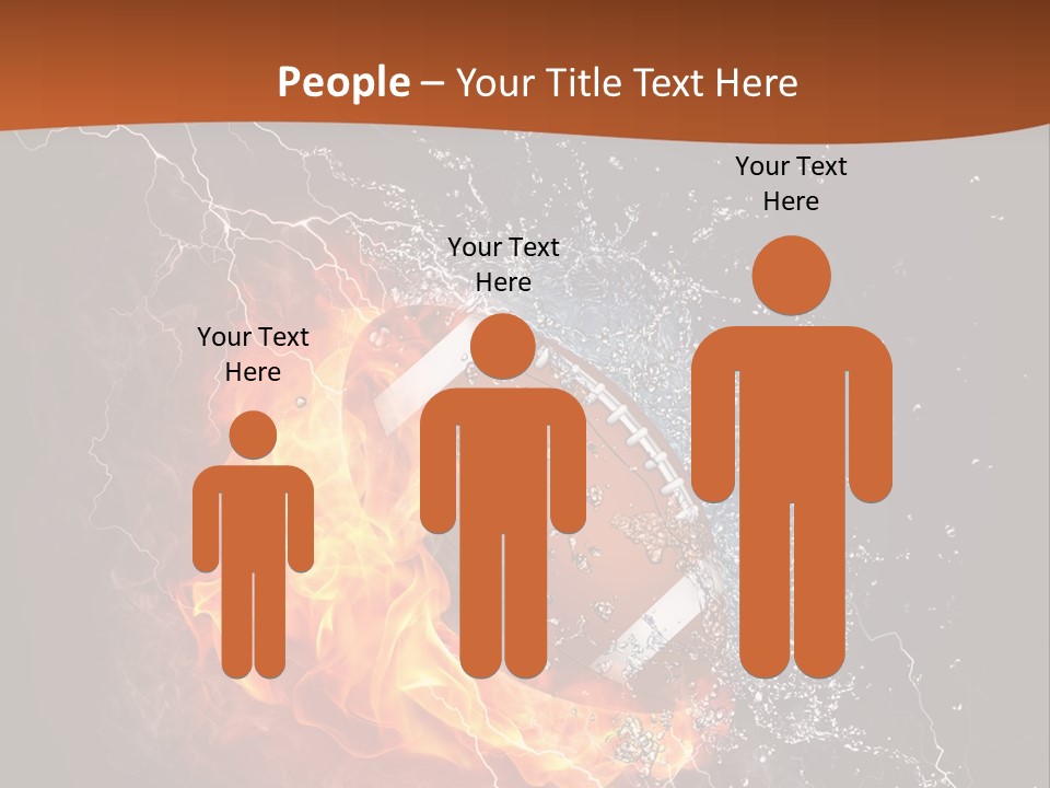 Usa Leisure Burning PowerPoint Template