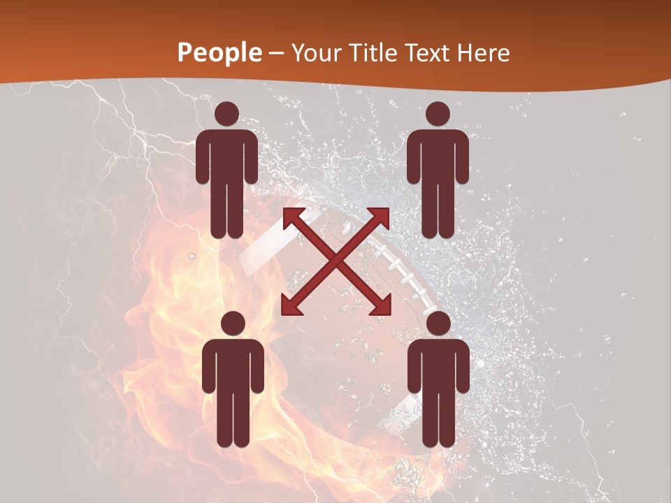 Usa Leisure Burning PowerPoint Template